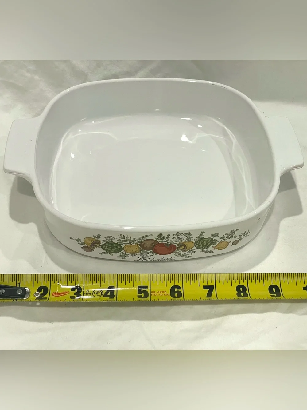 Vintage Corningware “Spice of Life” 8x8” Baking Dish | No Lid | VGUC